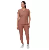 Women's Movement Booster Jogger Scrub Set P9400 Heather Coffee