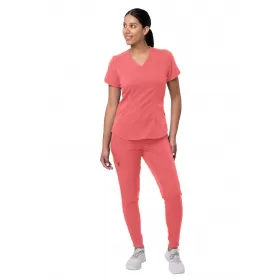 Women's Modern Athletic Jogger Scrub Set P9500 Rapture Rose