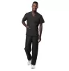 Unisex V-Neck/Drawstring Pant Scrub Set S8400 Black Unisex V-Neck/Drawstring Pant Scrub Set S8400 Black