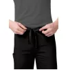 Unisex V-Neck/Drawstring Pant Scrub Set S8400 Black Unisex V-Neck/Drawstring Pant Scrub Set S8400 Black