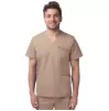 Unisex V-Neck/Drawstring Pant Scrub Set S8400 Khaki Unisex V-Neck/Drawstring Pant Scrub Set S8400 Khaki