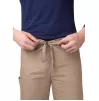 Unisex V-Neck/Drawstring Pant Scrub Set S8400 Khaki Unisex V-Neck/Drawstring Pant Scrub Set S8400 Khaki