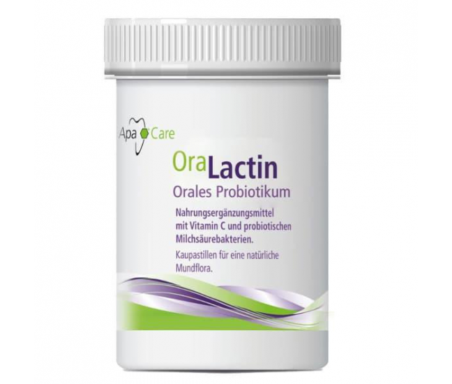 ApaCare OraLactin burnos probiotikai su vitaminu C, 30x1g