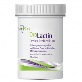 ApaCare OraLactin burnos probiotikai su vitaminu C, 30 x 1g