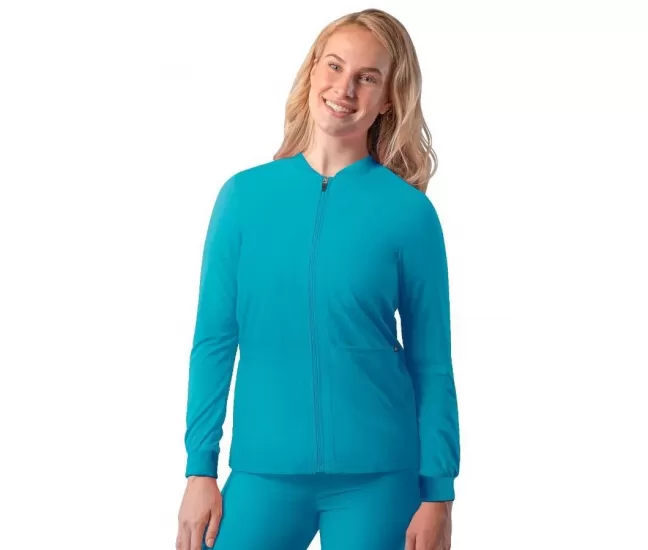 Švarkelis užsegamas užtrauktuku A6200 žalsvai mėlynas (Teal Blue)