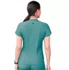 Women's Modern V-Neck Scrub Top P7002 Heather Hunter