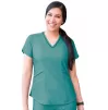 Women's Modern V-Neck Scrub Top P7002 Heather Hunter