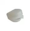 Orthodontic box, large, white, 4 x 7,9 x 8 cm