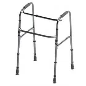 Foldable aluminum walker with 4 bases, AT02003
