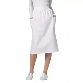A-Line Patch Cargo Pocket Skirt 703 white
