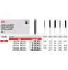 Diamond bur 879 for turbine handpiece, (the price is for 1 piece, in a package of 5 pieces)