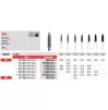Diamond bur 862 for turbine handpiece, (the price is for 1 piece, in a package of 5 pieces)