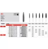 Diamond bur 863 for turbine handpiece, (the price is for 1 piece, in a package of 5 pieces)