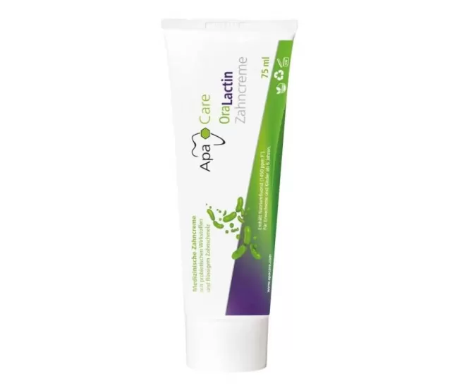 Dantų pasta su pre- ir postbiotikais OraLactin, 75 ml