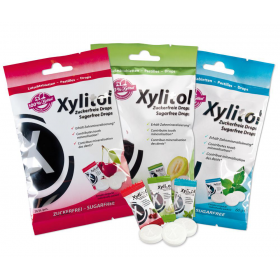 Miradent Xylitol chewing pastilles sugarfree, 60 g