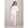 Woman top Valparaiso Levantine white