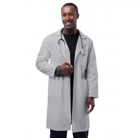 Unisex Lab Coat with Inner Pockets 803 Silver Gray