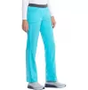 Slim Pull-On Pant CKE1124A in Turquoise