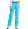 Slim Pull-On Pant CKE1124A in Turquoise