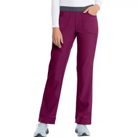 Slim Pull-On Pant CKE1124A in Wine