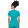 Round Neck Top CKE2624A in Teal Blue