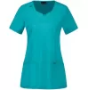 Round Neck Top CKE2624A in Teal Blue