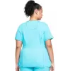 Mock Wrap Top CKE2625A in Turquoise