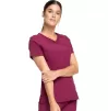 Mock Wrap Top CKE2625A in Wine