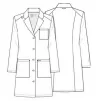 Lab Coat CKE421 in White
