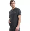 Men's V-Neck Top CKE900A in Pewter