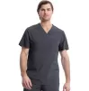 Men's V-Neck Top CKE900A in Pewter