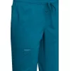 Mid Rise Tapered Leg Drawstring Pant WWE105 in Caribbean Blue