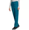 Mid Rise Tapered Leg Drawstring Pant WWE105 in Caribbean Blue