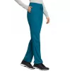 Mid Rise Tapered Leg Drawstring Pant WWE105 in Caribbean Blue