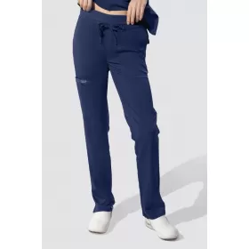 Mid Rise Tapered Leg Drawstring Pant WWE105 in Navy