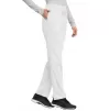 Mid Rise Tapered Leg Drawstring Pant WWE105 in White