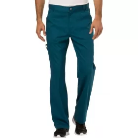 Men's Mid Rise Tapered Leg Pant WWE140 in Caribbean Blue