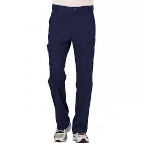 Men's Mid Rise Tapered Leg Pant WWE140 in Navy