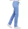Mid Rise Slim Straight Drawstring Pant WWE4203 in Ciel
