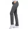 Mid Rise Slim Straight Drawstring Pant WWE4203 in Pewter