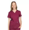Mock Wrap Top WWE610 in Wine
