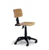 Laboratory chair with backrest and wheels FGA