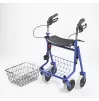 Outdoor walker with 4 wheels
