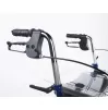 Outdoor walker with 4 wheels