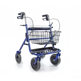 Outdoor walker with 4 wheels