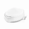 Raised toilet seat with lid, height 10 cm
