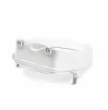 Raised toilet seat with lid, height 10 cm