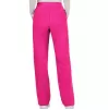 Mid Rise Straight Leg Pull-on Pant WWE110 in Electric Pink