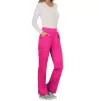 Mid Rise Straight Leg Pull-on Pant WWE110 in Electric Pink