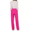 Mid Rise Straight Leg Pull-on Pant WWE110 in Electric Pink